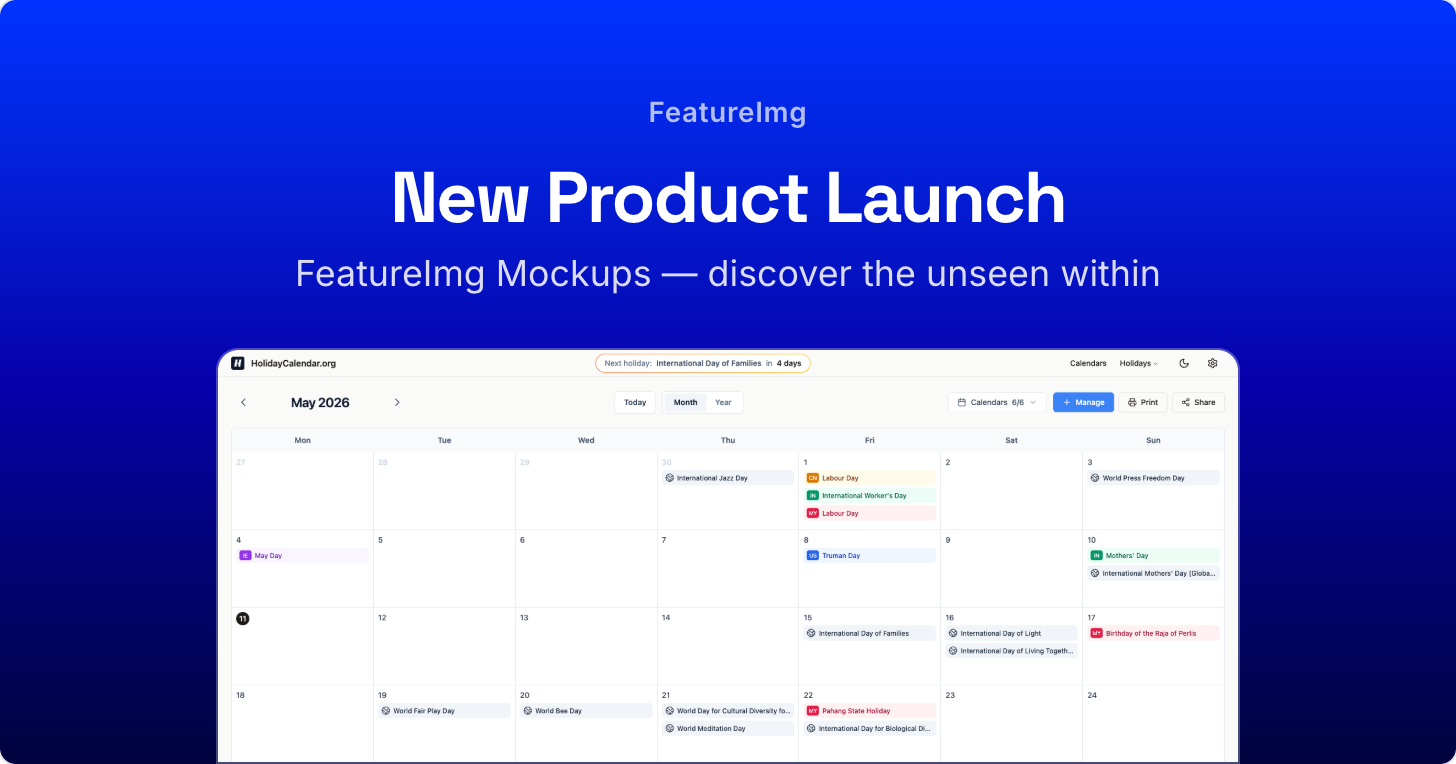 Product Update template preview for Product launches, updates, release notes